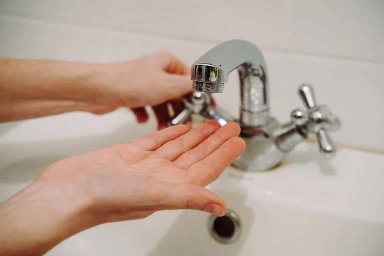 There will be no cold water during the weekend